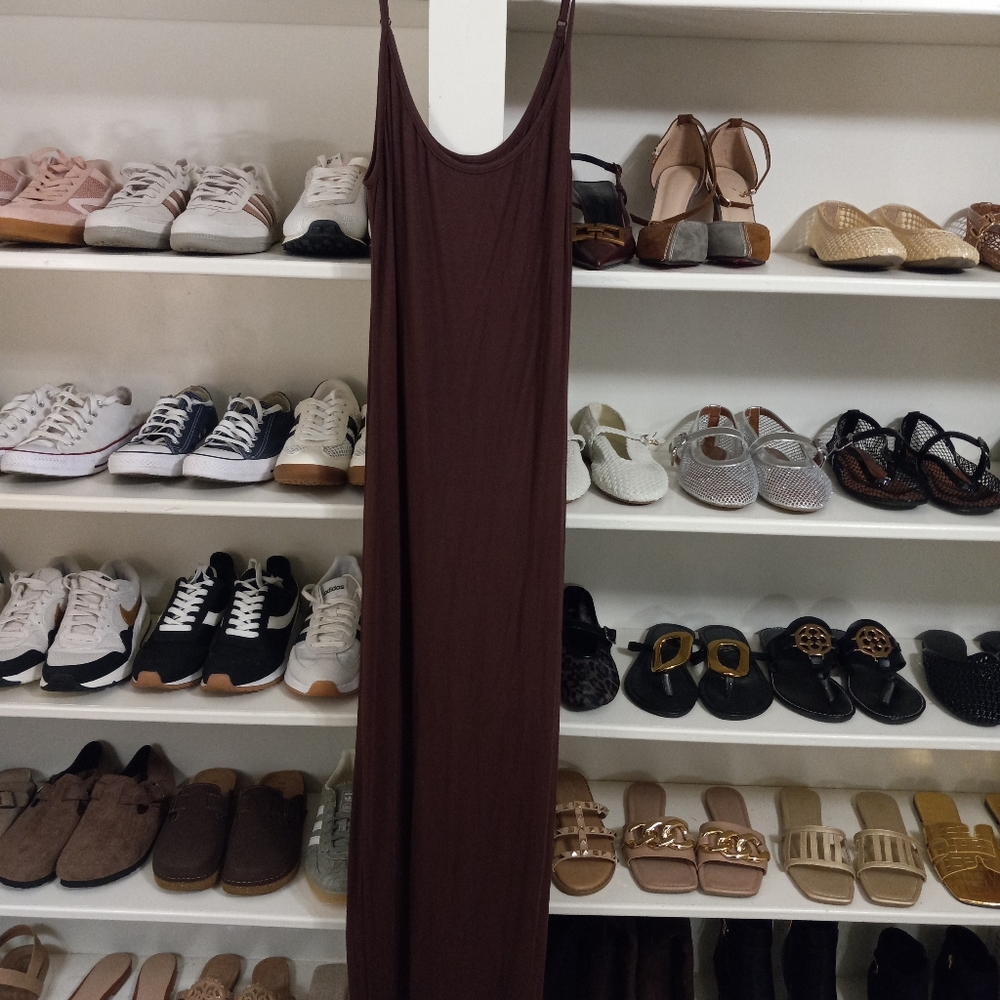2/$20 Shein Chocolate Brown And Black Maxi Dresses